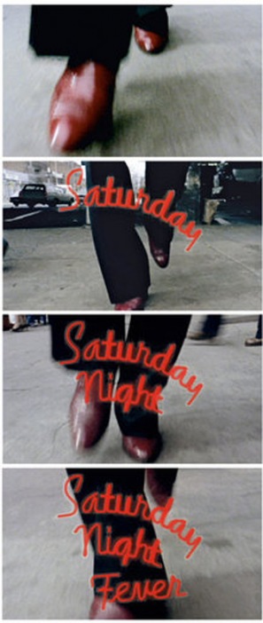 Opening title sequence for Saturday Night Fever starring John Travolta 1977